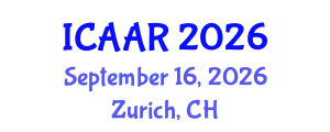 International Conference on Antibiotics and Antibiotic Resistance (ICAAR) September 16, 2026 - Zurich, Switzerland