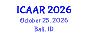 International Conference on Antibiotics and Antibiotic Resistance (ICAAR) October 25, 2026 - Bali, Indonesia