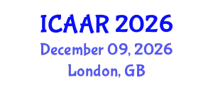 International Conference on Antibiotics and Antibiotic Resistance (ICAAR) December 09, 2026 - London, United Kingdom