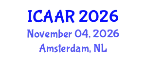 International Conference on Antibiotics and Antibiotic Resistance (ICAAR) November 04, 2026 - Amsterdam, Netherlands