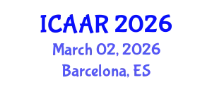 International Conference on Antibiotics and Antibiotic Resistance (ICAAR) March 02, 2026 - Barcelona, Spain