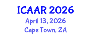 International Conference on Antibiotics and Antibiotic Resistance (ICAAR) April 13, 2026 - Cape Town, South Africa