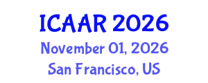 International Conference on Antibiotics and Antibiotic Resistance (ICAAR) November 01, 2026 - San Francisco, United States