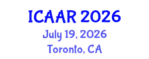 International Conference on Antibiotics and Antibiotic Resistance (ICAAR) July 19, 2026 - Toronto, Canada
