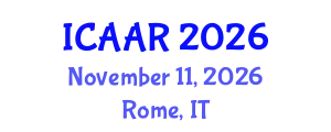 International Conference on Antibiotics and Antibiotic Resistance (ICAAR) November 11, 2026 - Rome, Italy