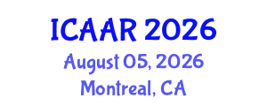 International Conference on Antibiotics and Antibiotic Resistance (ICAAR) August 05, 2026 - Montreal, Canada