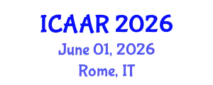 International Conference on Antibiotics and Antibiotic Resistance (ICAAR) June 01, 2026 - Rome, Italy