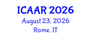 International Conference on Antibiotics and Antibiotic Resistance (ICAAR) August 23, 2026 - Rome, Italy