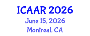 International Conference on Antibiotics and Antibiotic Resistance (ICAAR) June 15, 2026 - Montreal, Canada