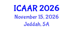 International Conference on Antibiotics and Antibiotic Resistance (ICAAR) November 15, 2026 - Jeddah, Saudi Arabia