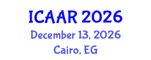 International Conference on Antibiotics and Antibiotic Resistance (ICAAR) December 13, 2026 - Cairo, Egypt