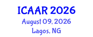 International Conference on Antibiotics and Antibiotic Resistance (ICAAR) August 09, 2026 - Lagos, Nigeria