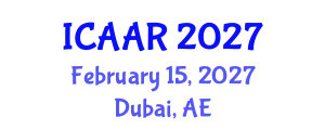 International Conference on Antibiotics and Antibiotic Resistance (ICAAR) February 15, 2027 - Dubai, United Arab Emirates