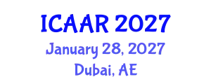 International Conference on Antibiotics and Antibiotic Resistance (ICAAR) January 28, 2027 - Dubai, United Arab Emirates