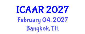 International Conference on Antibiotics and Antibiotic Resistance (ICAAR) February 04, 2027 - Bangkok, Thailand