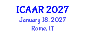 International Conference on Antibiotics and Antibiotic Resistance (ICAAR) January 18, 2027 - Rome, Italy