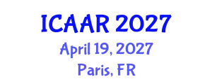 International Conference on Antibiotics and Antibiotic Resistance (ICAAR) April 19, 2027 - Paris, France