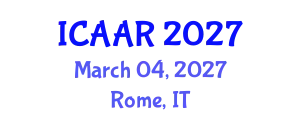 International Conference on Antibiotics and Antibiotic Resistance (ICAAR) March 04, 2027 - Rome, Italy