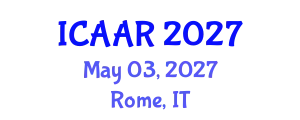 International Conference on Antibiotics and Antibiotic Resistance (ICAAR) May 03, 2027 - Rome, Italy