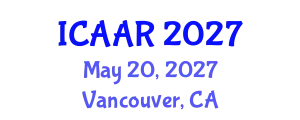 International Conference on Antibiotics and Antibiotic Resistance (ICAAR) May 20, 2027 - Vancouver, Canada