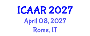 International Conference on Antibiotics and Antibiotic Resistance (ICAAR) April 08, 2027 - Rome, Italy