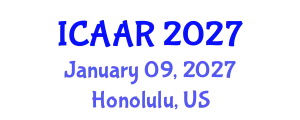 International Conference on Antibiotics and Antibiotic Resistance (ICAAR) January 09, 2027 - Honolulu, United States