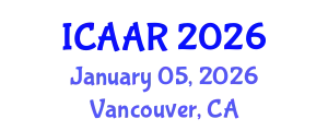 International Conference on Antibiotics and Antibiotic Resistance (ICAAR) January 05, 2026 - Vancouver, Canada