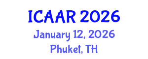 International Conference on Antibiotics and Antibiotic Resistance (ICAAR) January 12, 2026 - Phuket, Thailand