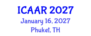 International Conference on Antibiotics and Antibiotic Resistance (ICAAR) January 16, 2027 - Phuket, Thailand