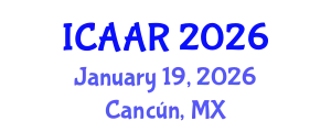 International Conference on Antibiotics and Antibiotic Resistance (ICAAR) January 19, 2026 - Cancún, Mexico