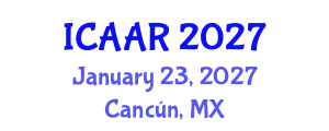 International Conference on Antibiotics and Antibiotic Resistance (ICAAR) January 23, 2027 - Cancún, Mexico