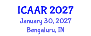 International Conference on Antibiotics and Antibiotic Resistance (ICAAR) January 30, 2027 - Bengaluru, India