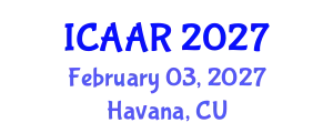 International Conference on Antibiotics and Antibiotic Resistance (ICAAR) February 03, 2027 - Havana, Cuba