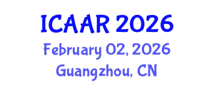 International Conference on Antibiotics and Antibiotic Resistance (ICAAR) February 02, 2026 - Guangzhou, China