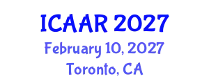 International Conference on Antibiotics and Antibiotic Resistance (ICAAR) February 10, 2027 - Toronto, Canada