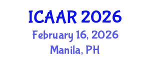 International Conference on Antibiotics and Antibiotic Resistance (ICAAR) February 16, 2026 - Manila, Philippines