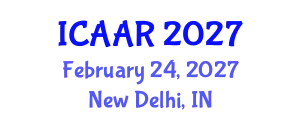 International Conference on Antibiotics and Antibiotic Resistance (ICAAR) February 24, 2027 - New Delhi, India