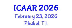 International Conference on Antibiotics and Antibiotic Resistance (ICAAR) February 23, 2026 - Phuket, Thailand