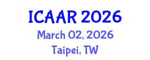International Conference on Antibiotics and Antibiotic Resistance (ICAAR) March 02, 2026 - Taipei, Taiwan