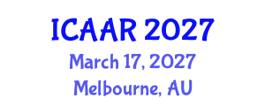 International Conference on Antibiotics and Antibiotic Resistance (ICAAR) March 17, 2027 - Melbourne, Australia