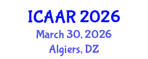 International Conference on Antibiotics and Antibiotic Resistance (ICAAR) March 30, 2026 - Algiers, Algeria