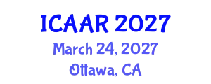 International Conference on Antibiotics and Antibiotic Resistance (ICAAR) March 24, 2027 - Ottawa, Canada