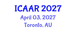 International Conference on Antibiotics and Antibiotic Resistance (ICAAR) April 03, 2027 - Toronto, Australia