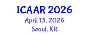 International Conference on Antibiotics and Antibiotic Resistance (ICAAR) April 13, 2026 - Seoul, Republic of Korea