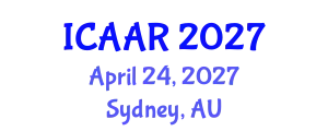 International Conference on Antibiotics and Antibiotic Resistance (ICAAR) April 24, 2027 - Sydney, Australia