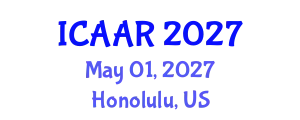 International Conference on Antibiotics and Antibiotic Resistance (ICAAR) May 01, 2027 - Honolulu, United States