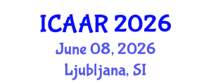 International Conference on Antibiotics and Antibiotic Resistance (ICAAR) June 08, 2026 - Ljubljana, Slovenia