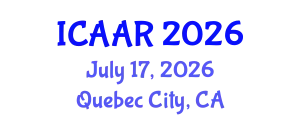 International Conference on Antibiotics and Antibiotic Resistance (ICAAR) July 17, 2026 - Quebec City, Canada