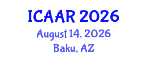 International Conference on Antibiotics and Antibiotic Resistance (ICAAR) August 14, 2026 - Baku, Azerbaijan