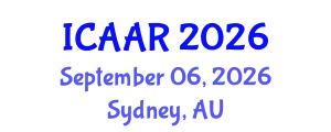 International Conference on Antibiotics and Antibiotic Resistance (ICAAR) September 06, 2026 - Sydney, Australia